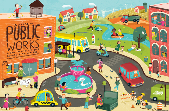 public works week poster